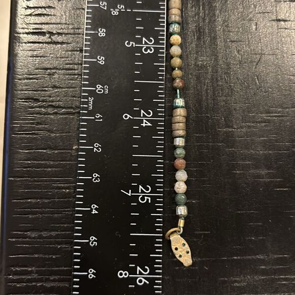 Vintage Anthropomorphic Figure Diadem Gold Tone Aztec Massive Pendant Necklace - Picture 7 of 8